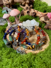 Load image into Gallery viewer, Chakra Stone Charm Bracelet