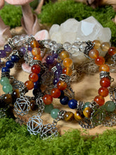 Load image into Gallery viewer, Chakra Stone Charm Bracelet