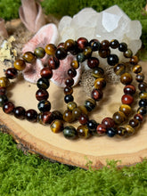 Load image into Gallery viewer, Multicolored Tiger's Eye Bracelet