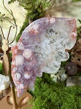 Load image into Gallery viewer, Flower Agate Amethyst Butterfly Wings with Stand