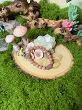 Load image into Gallery viewer, Peach Moonstone Bear Bracelet
