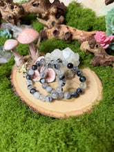 Load image into Gallery viewer, Black Tourmaline in Quartz Bracelet
