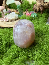 Load image into Gallery viewer, Flower Agate and Amethyst Skull
