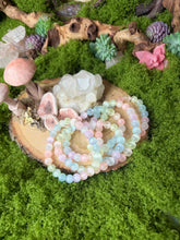 Load image into Gallery viewer, Rainbow Selenite Bracelet (Pastel, Dyed)
