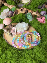 Load image into Gallery viewer, Rainbow Selenite Bracelet (Dyed)
