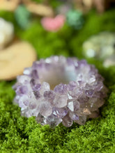 Load image into Gallery viewer, Amethyst Root Votive Candle Holder
