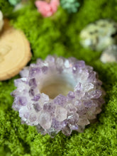 Load image into Gallery viewer, Amethyst Root Votive Candle Holder
