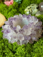 Load image into Gallery viewer, Amethyst Root Votive Candle Holder
