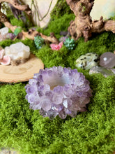 Load image into Gallery viewer, Amethyst Root Votive Candle Holder
