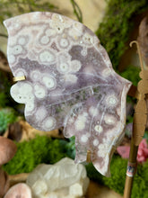 Load image into Gallery viewer, Flower Agate Amethyst Butterfly Wings with Stand
